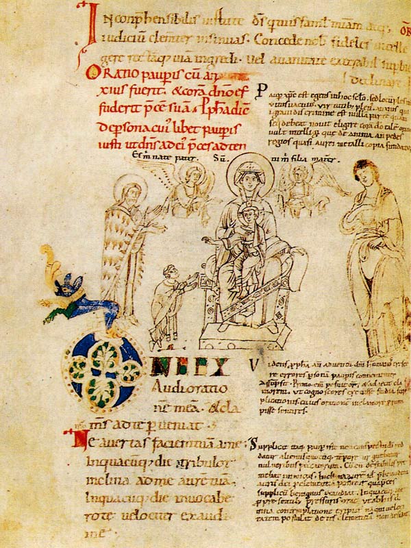 Holy Virgin - manuscript  (XI sec)